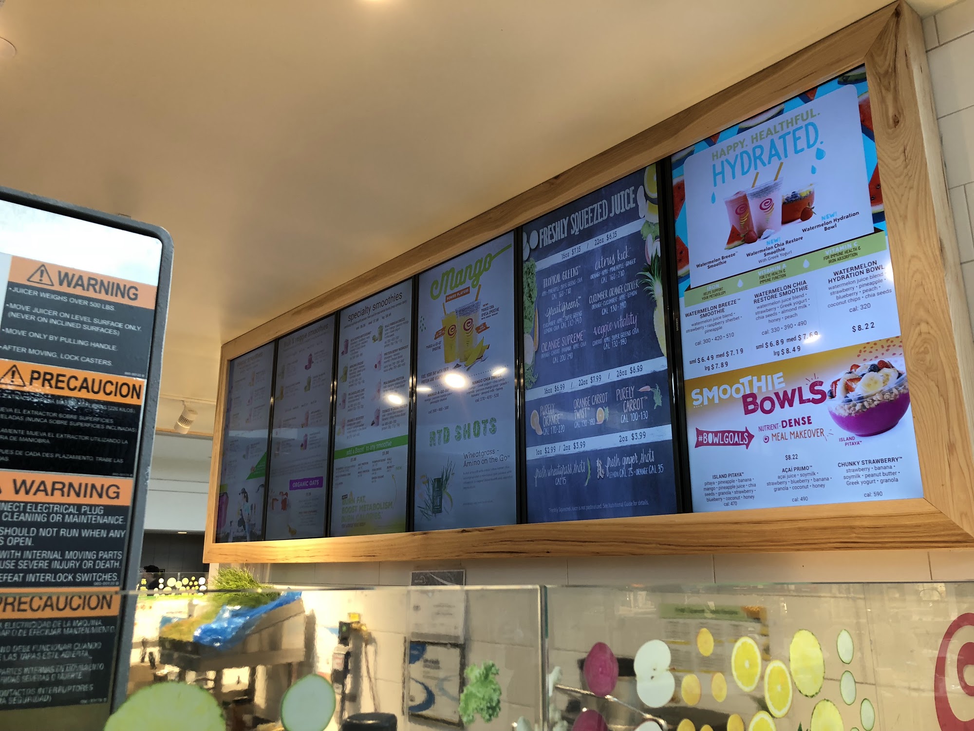 Jamba EWR - Newark Airport - C Menu