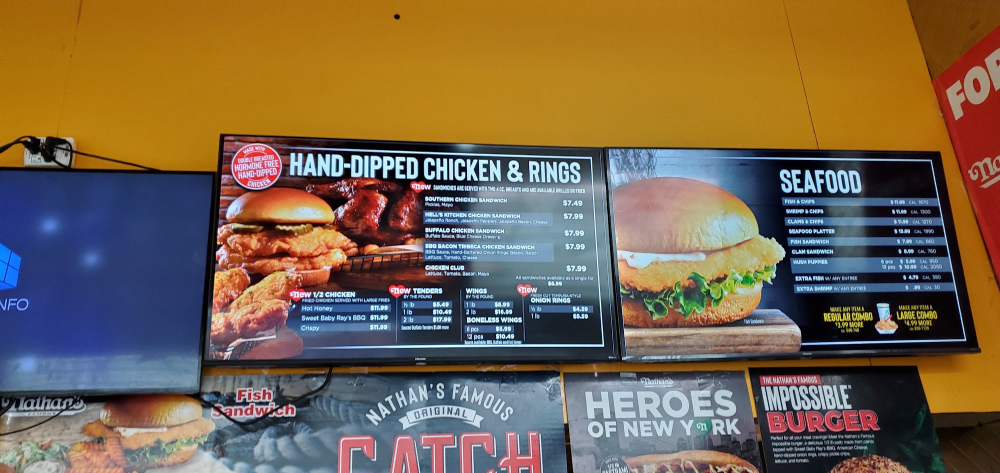 Nathan's Famous Menu