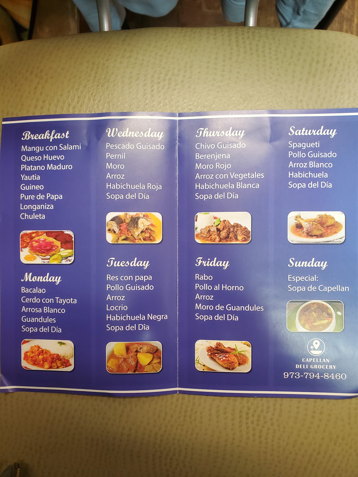 Capellan Deli Grocery LLC Menu