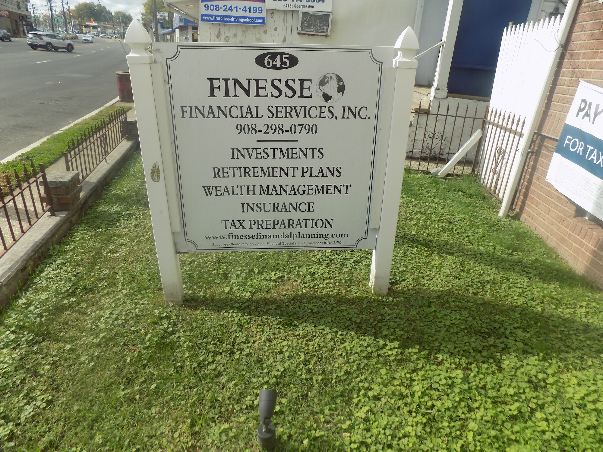 Finesse Financial Services Inc 645 E St Georges Ave, Roselle New Jersey 07203