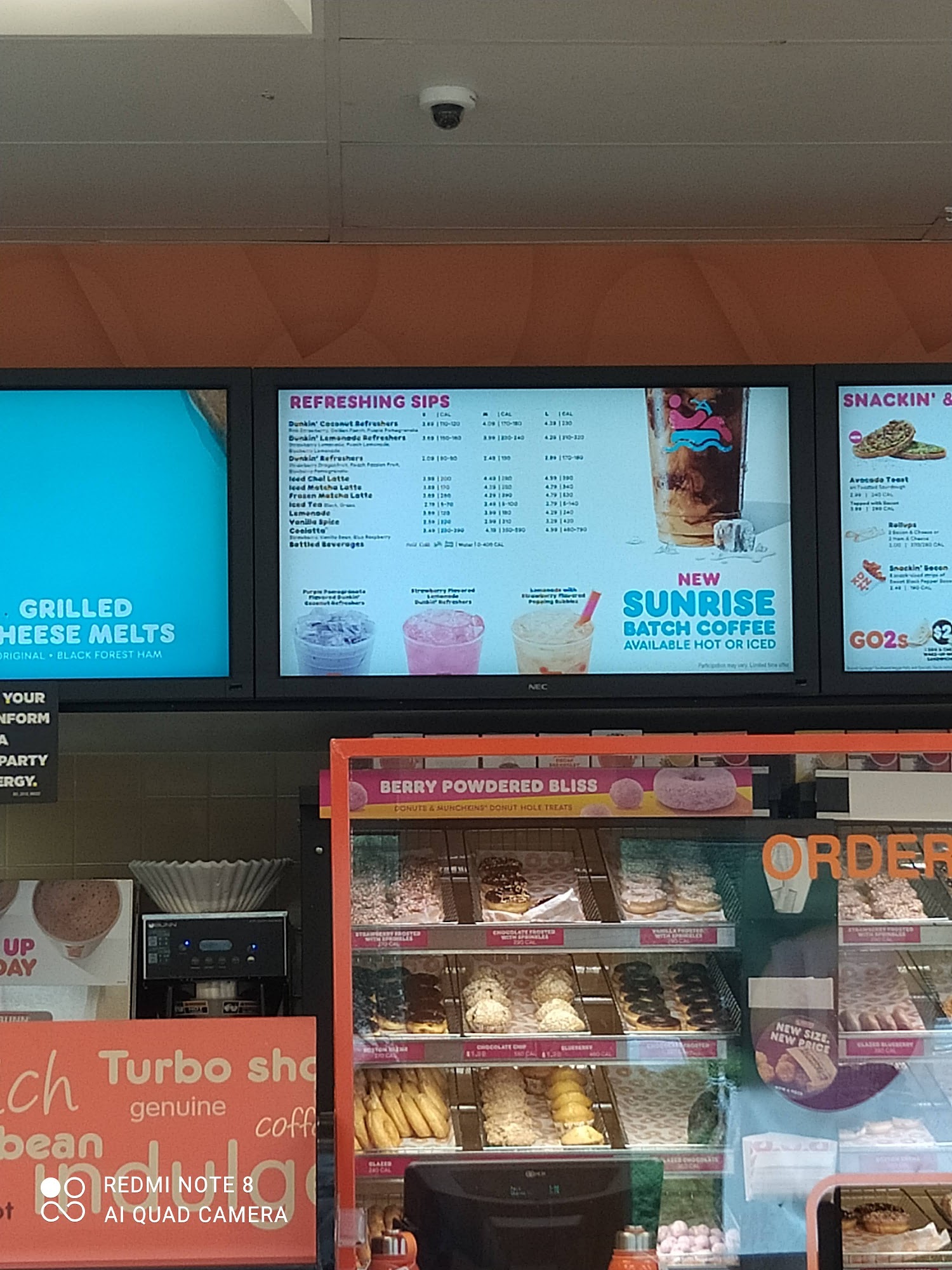 Dunkin' Menu