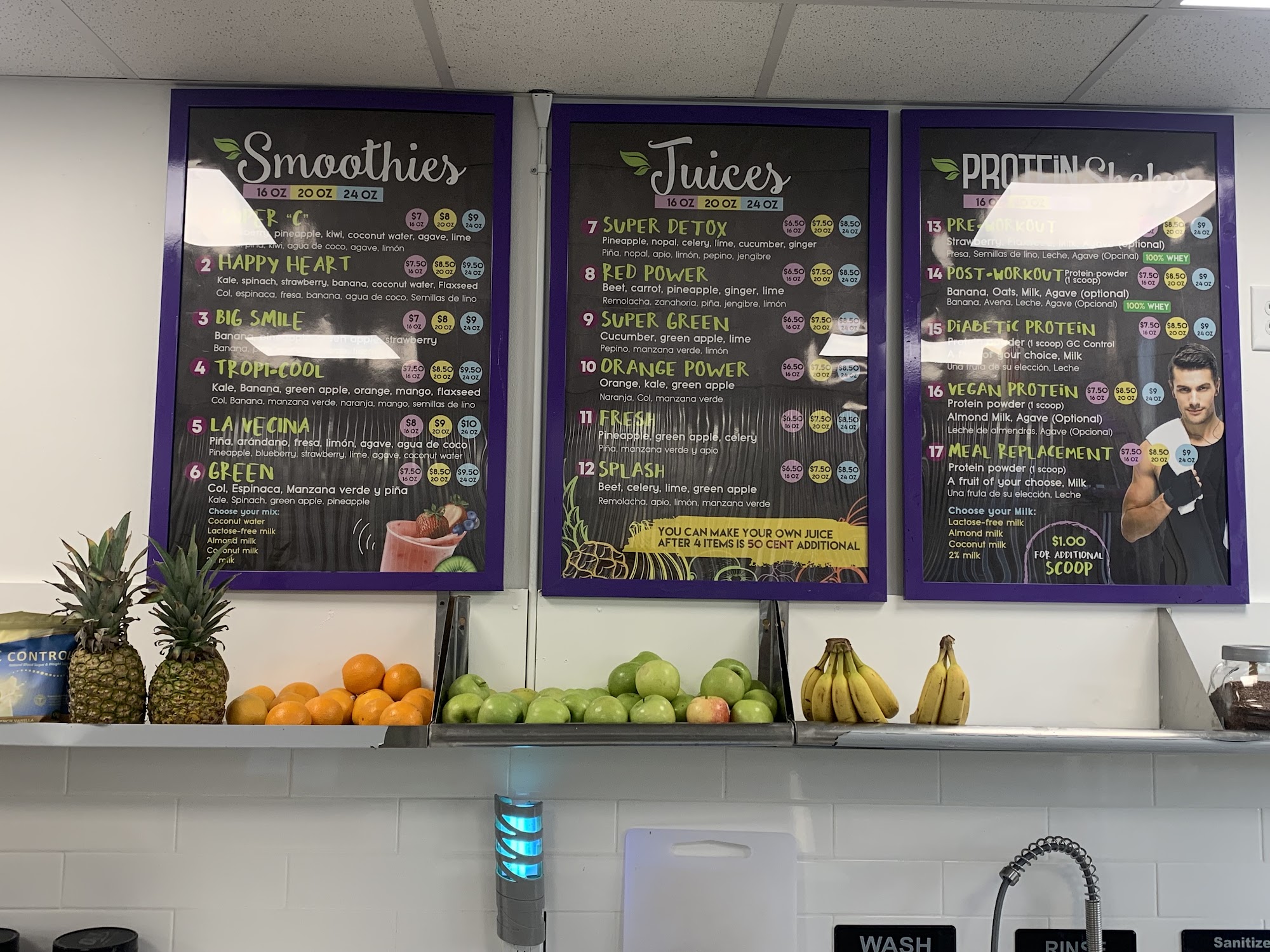 VitaCentro LLC Menu