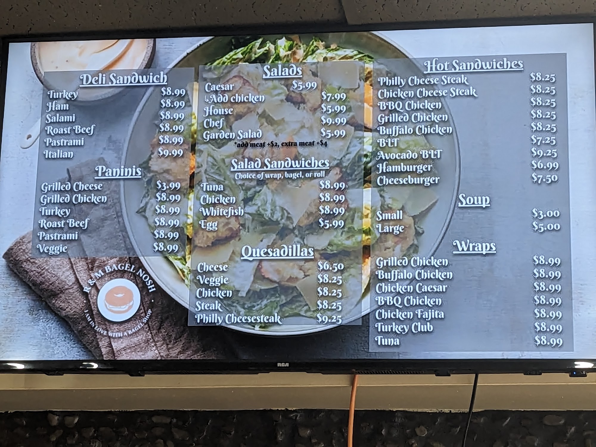 Bagel Nosh Of Wanaque Menu