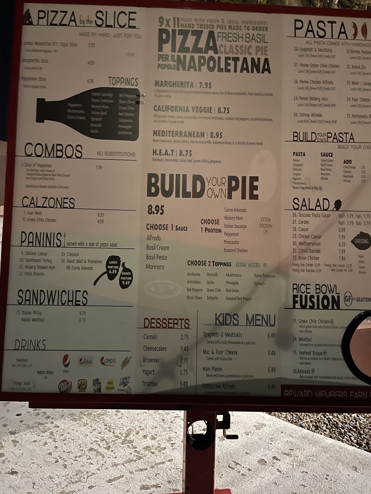 Church's Texas Chicken Menu