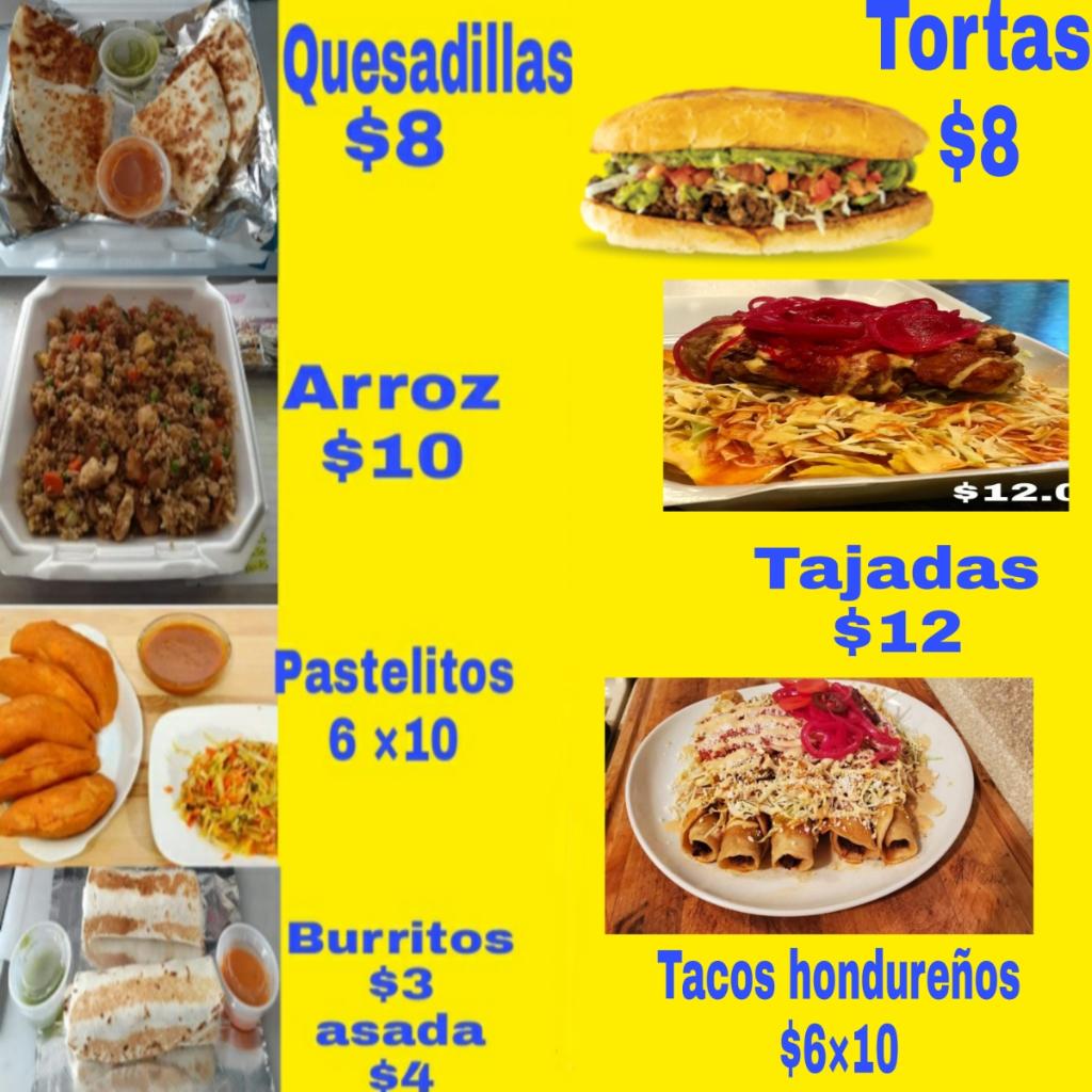 Pupusas la catracha Menu