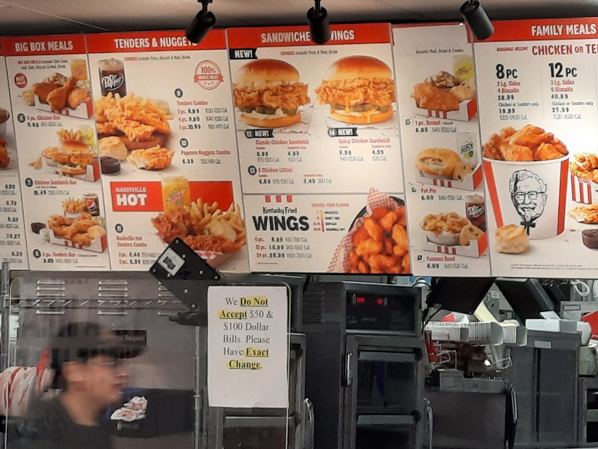 KFC Menu