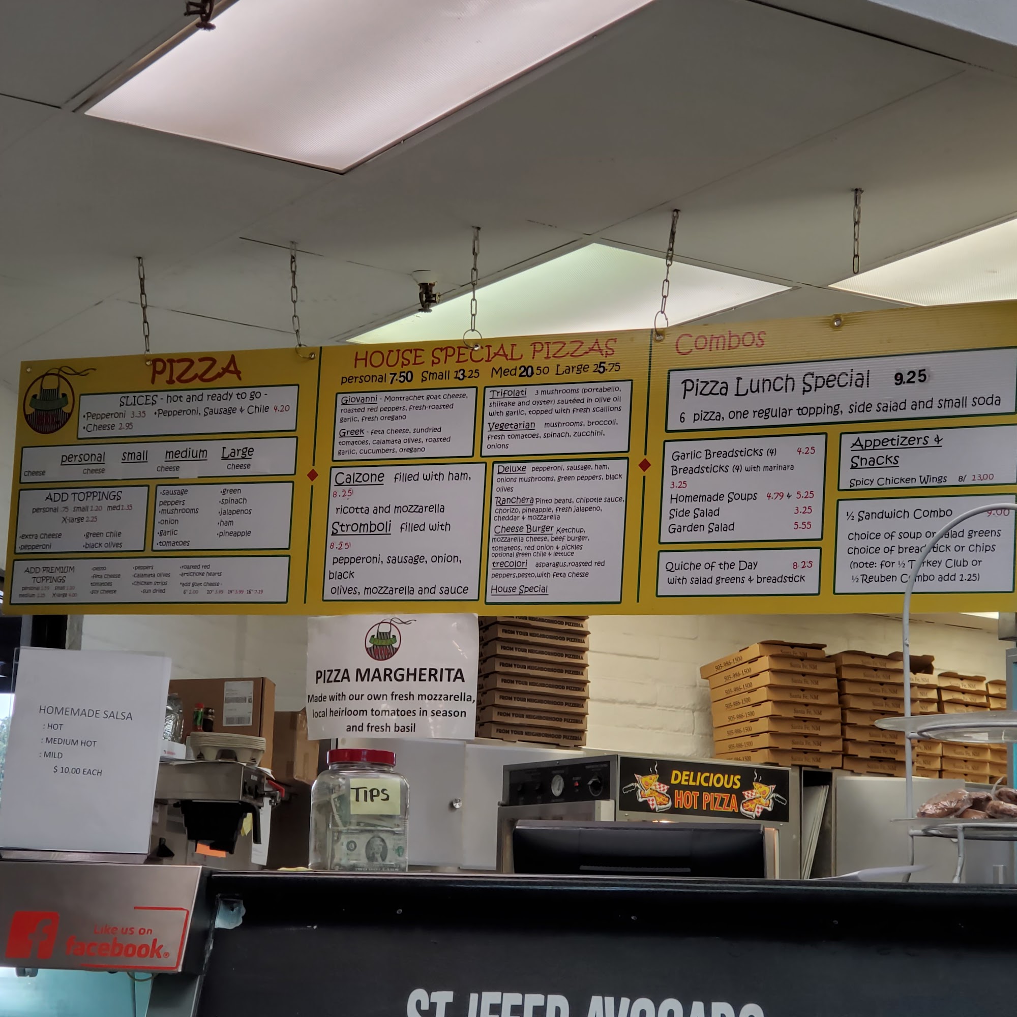 Pizza Etc Menu