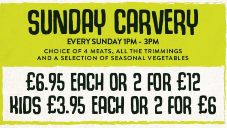 The Golfers Arms Menu