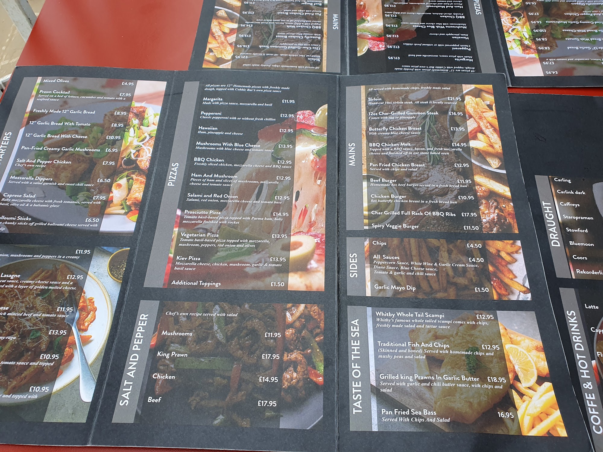 Cobble Bar and Bistro Menu