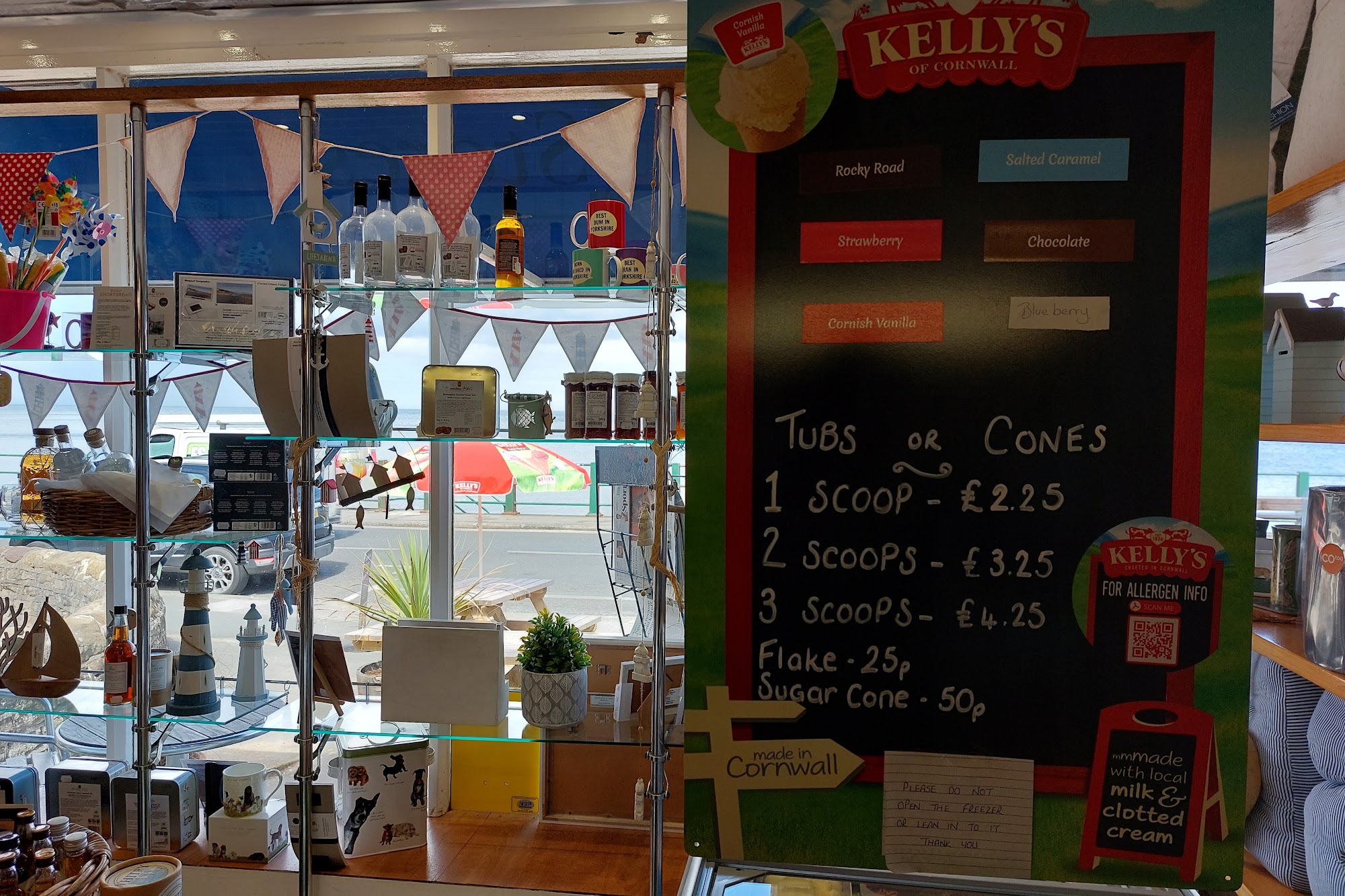 Sandsend Stores Menu