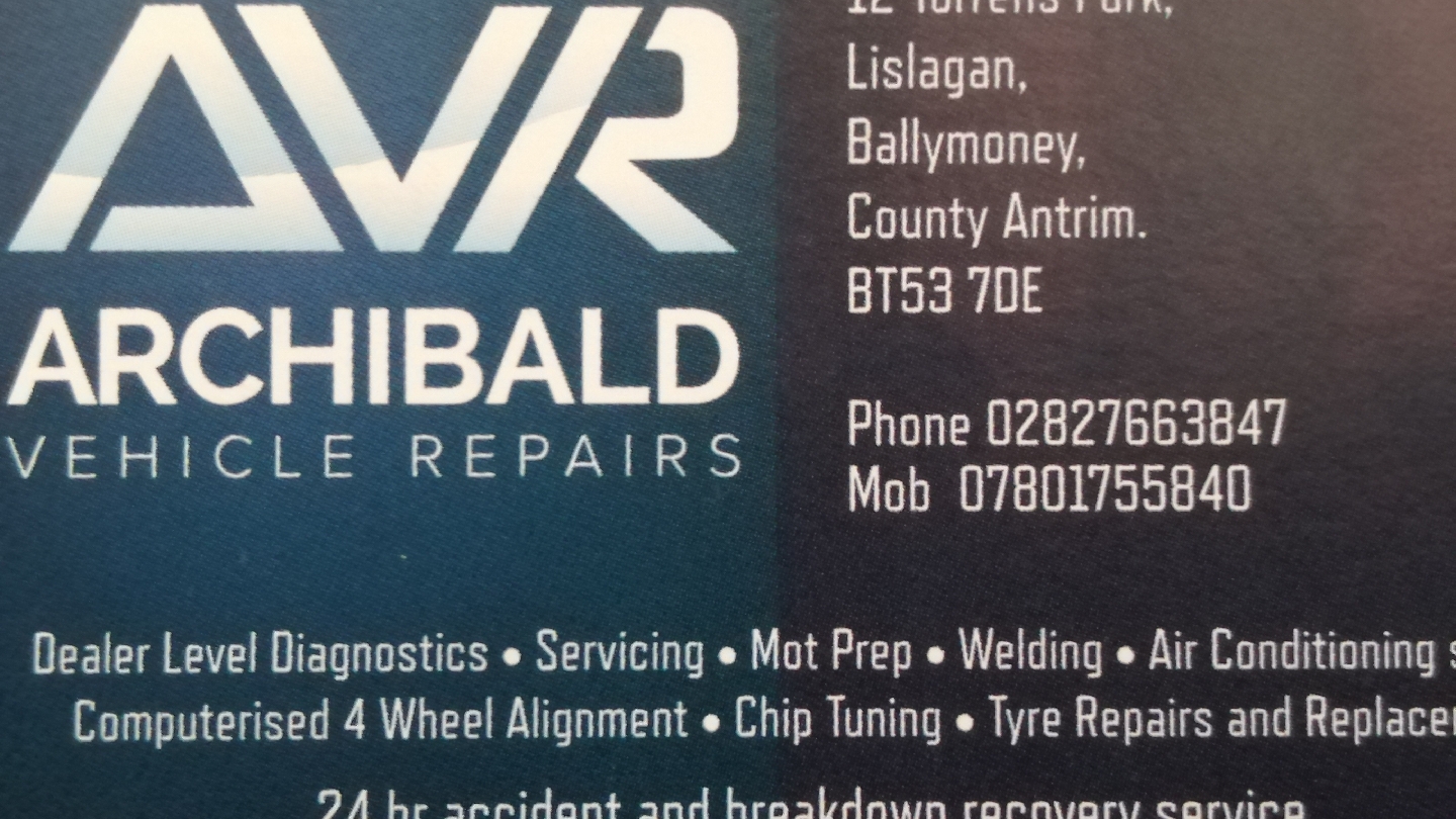 Archibald Vehicle Repairs