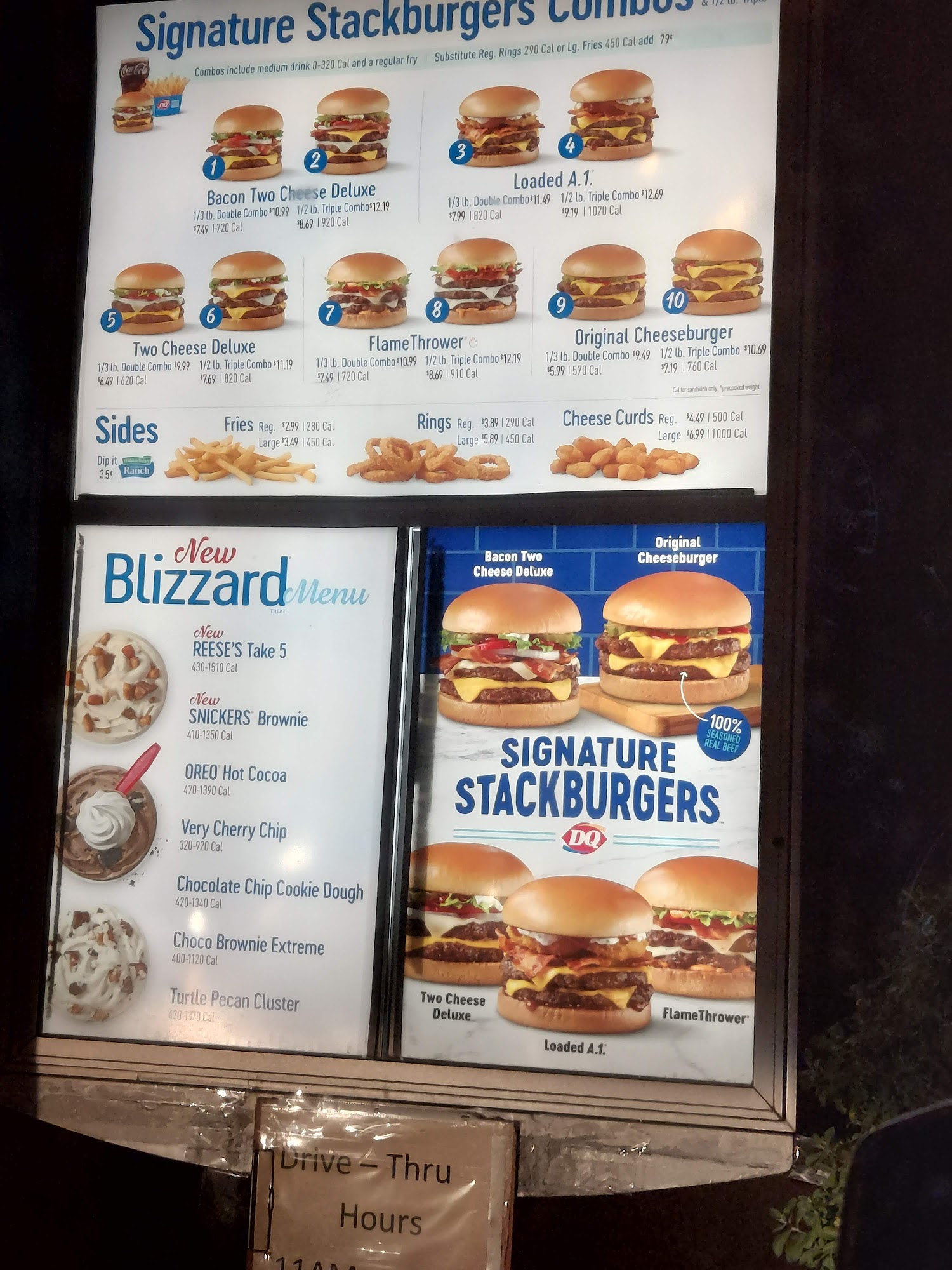 Dairy Queen Menu