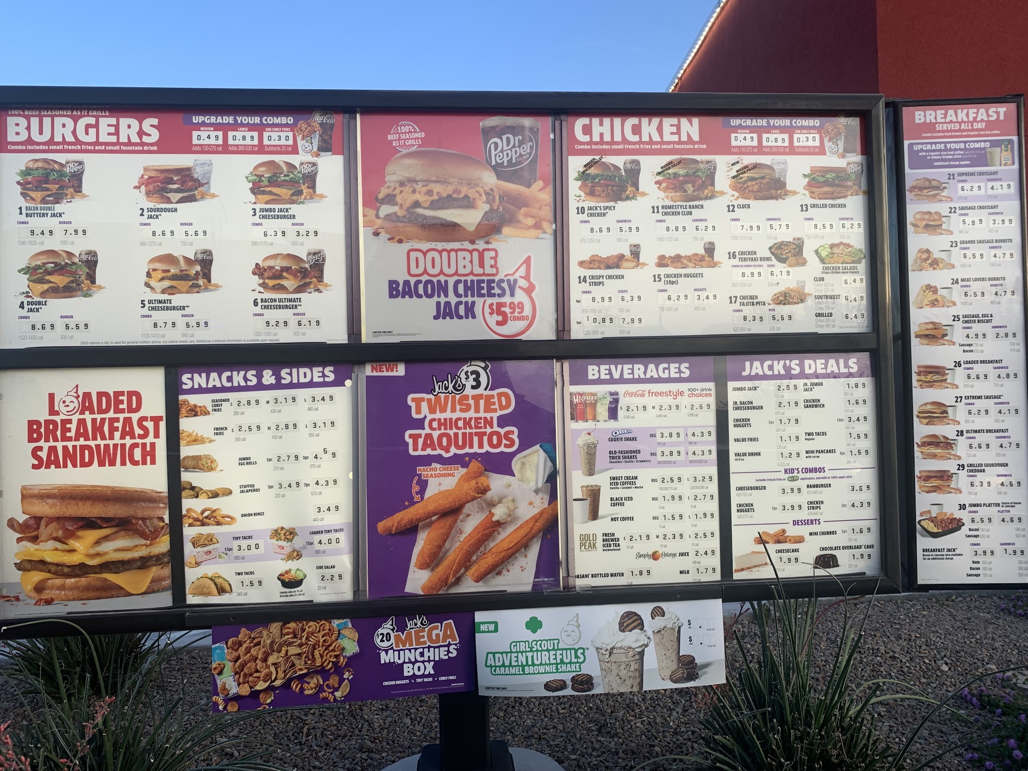 Jack in the Box Menu