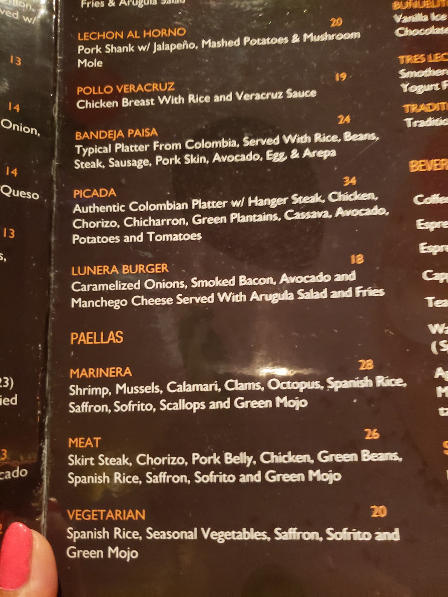 Ritmos 60 Menu