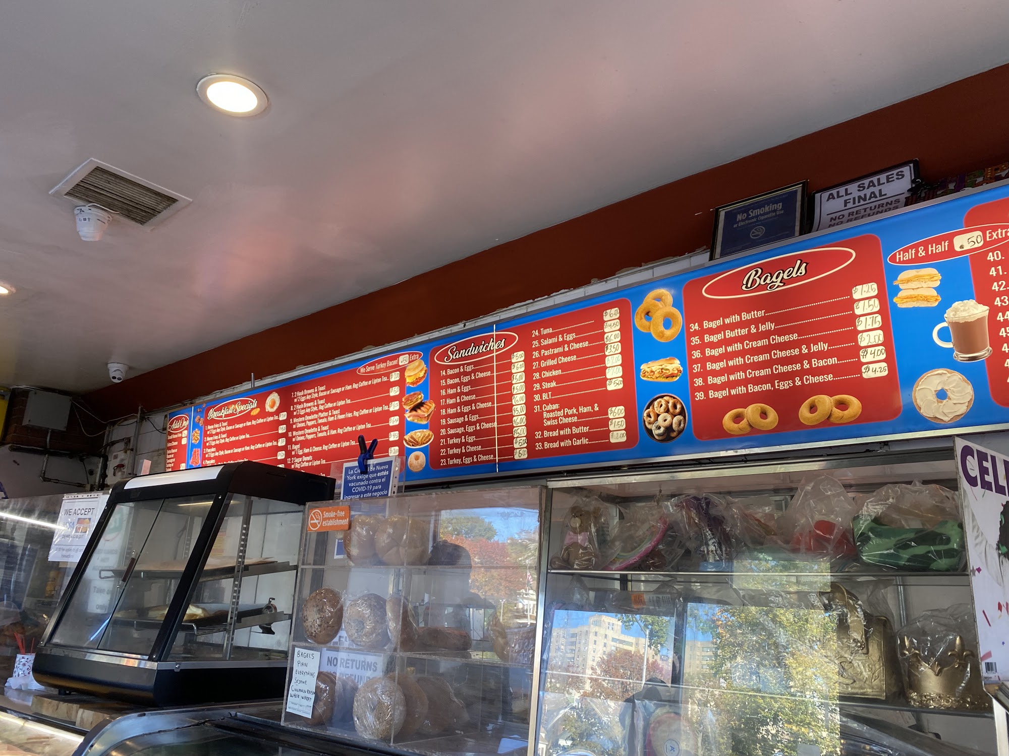 Bryan's Bakery Menu