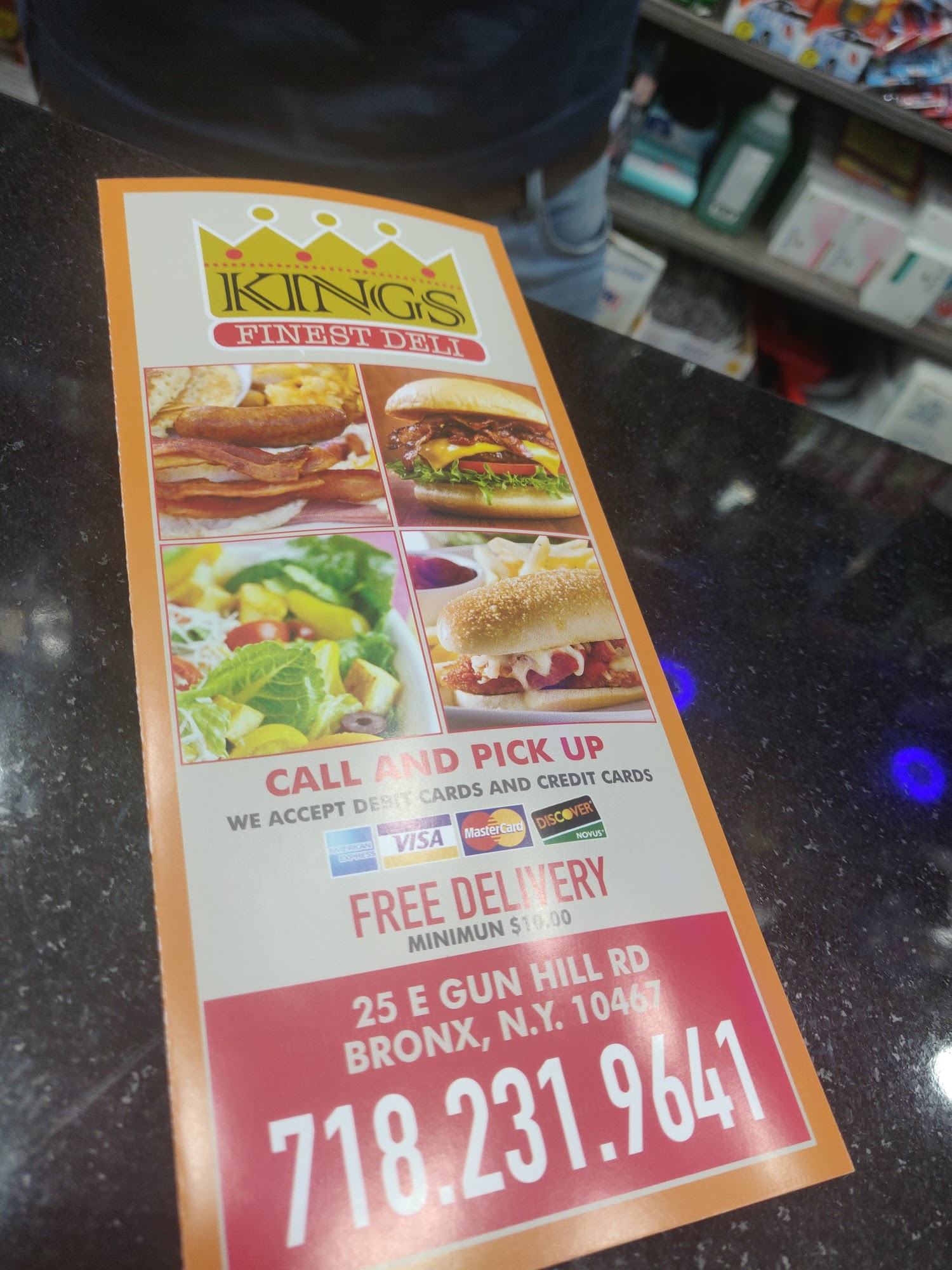 Deli King & Grocery Inc Menu