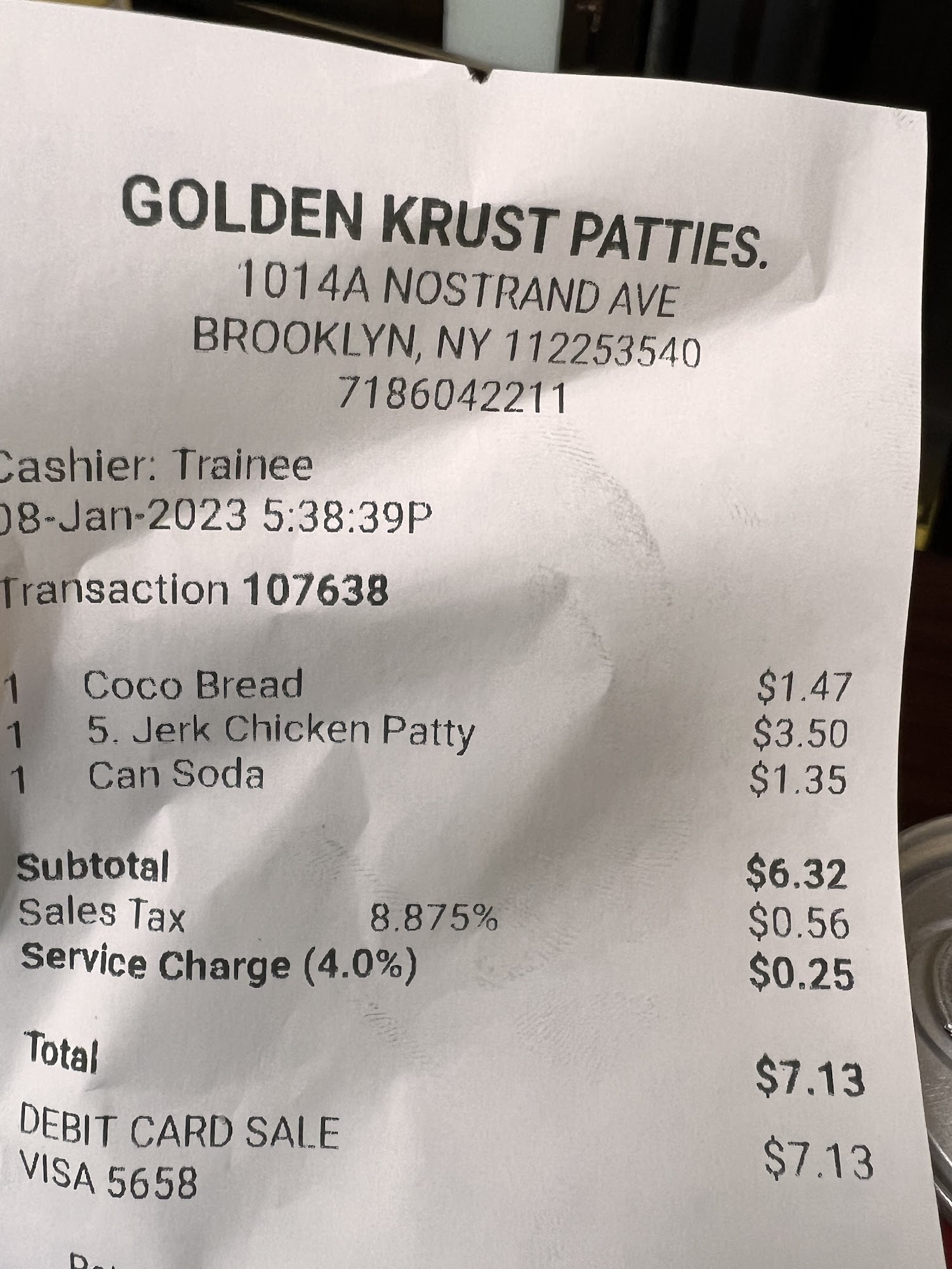 Golden Krust Caribbean Restaurant Menu