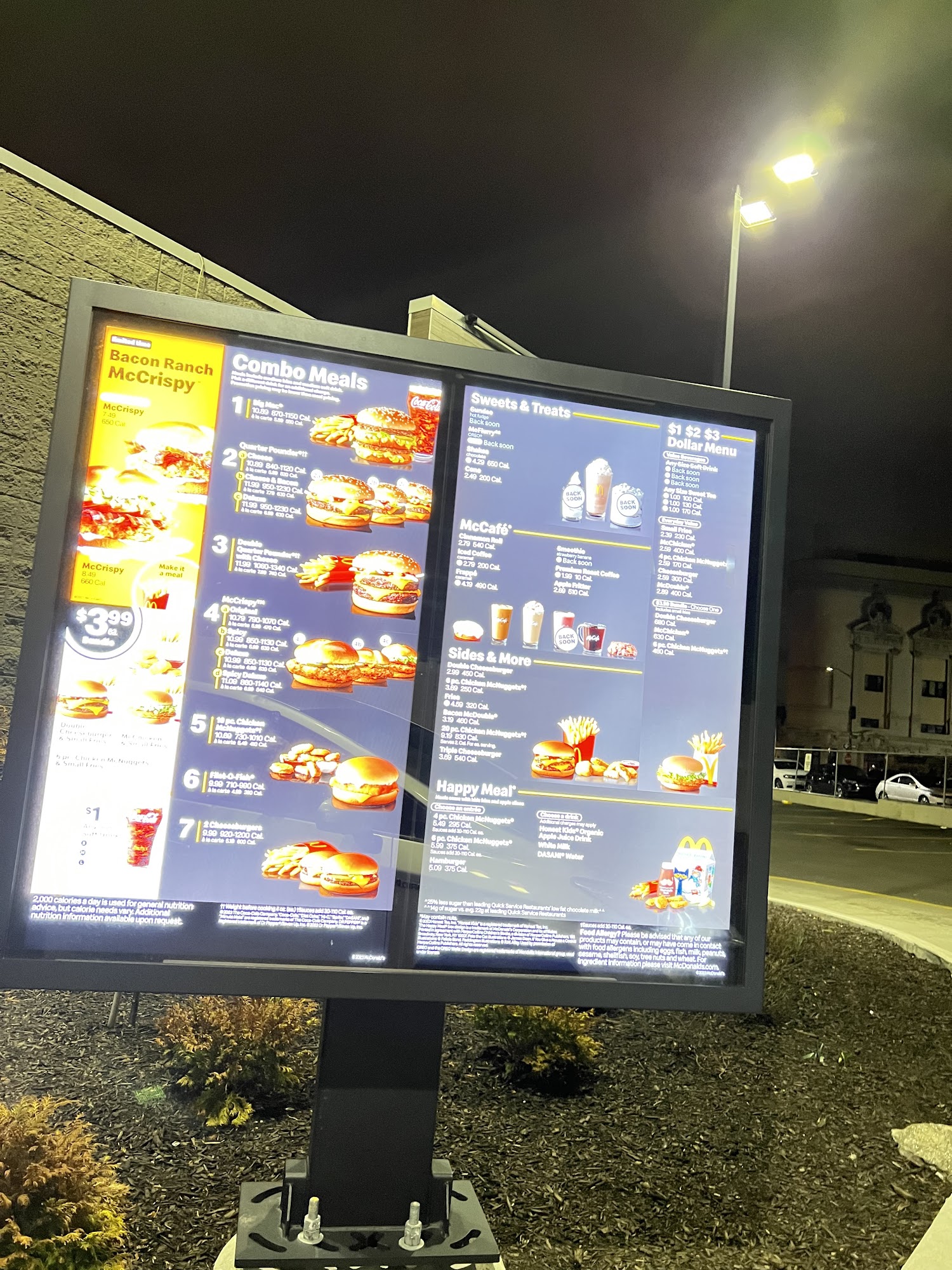 McDonald's Menu