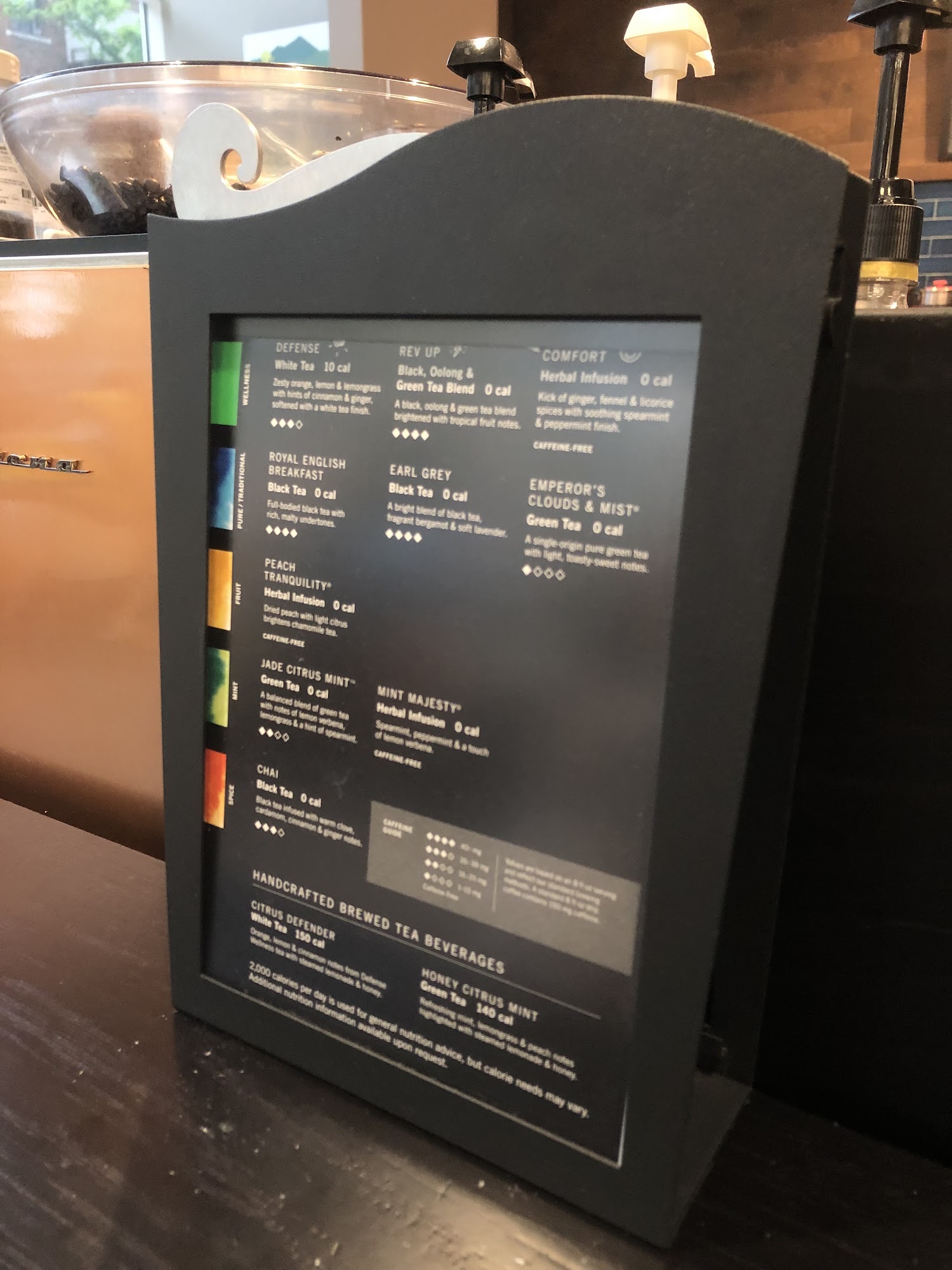 Starbucks Menu