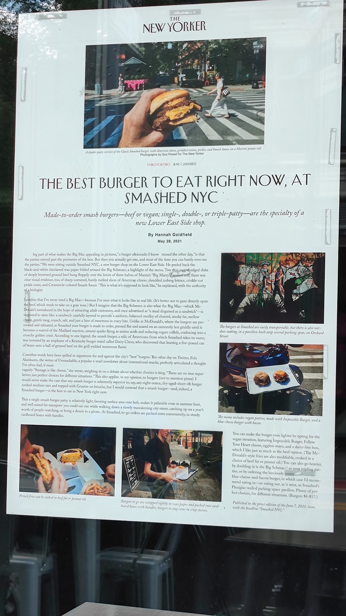 Whatever Forever Menu