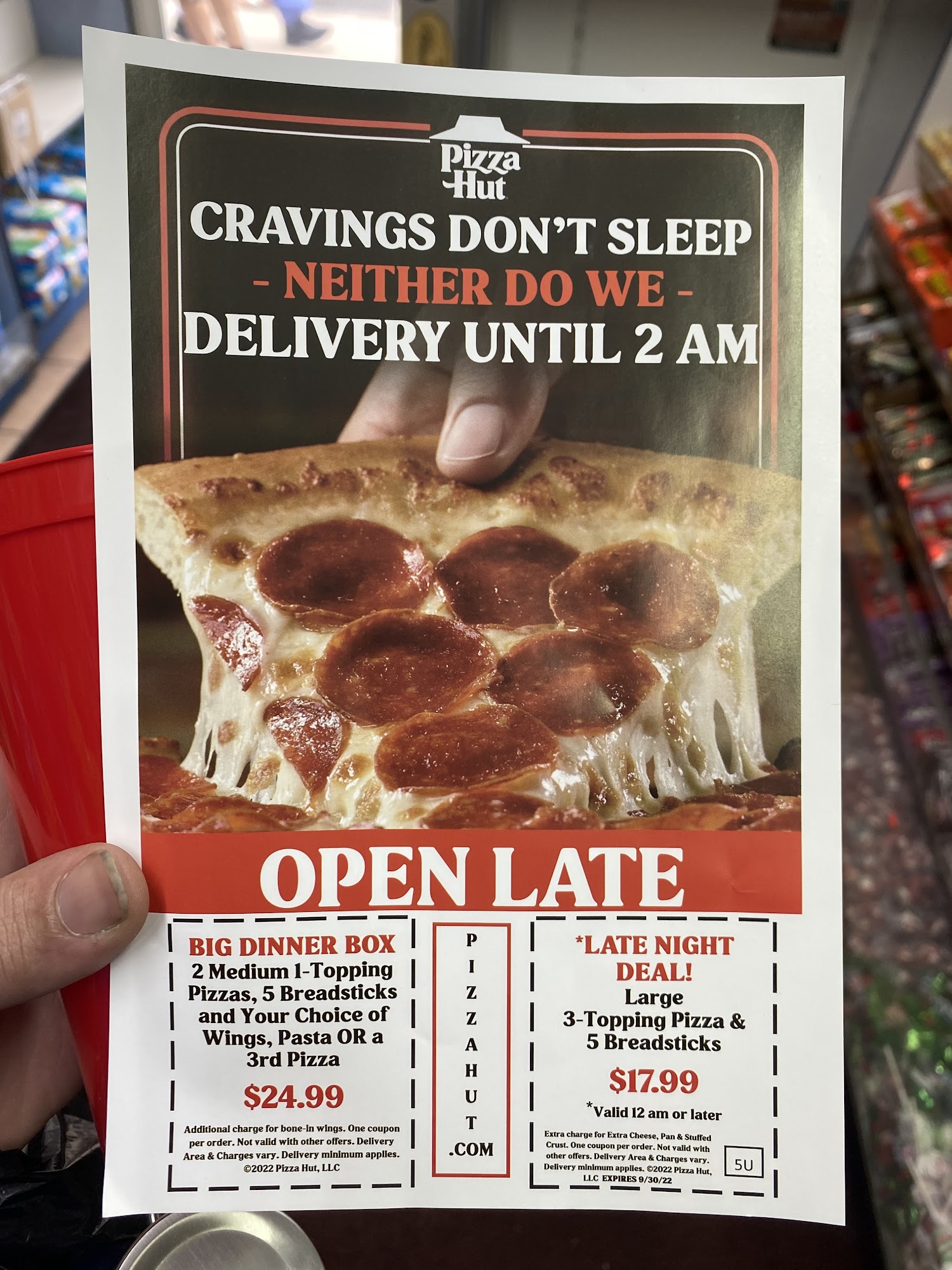 Pizza Hut Menu