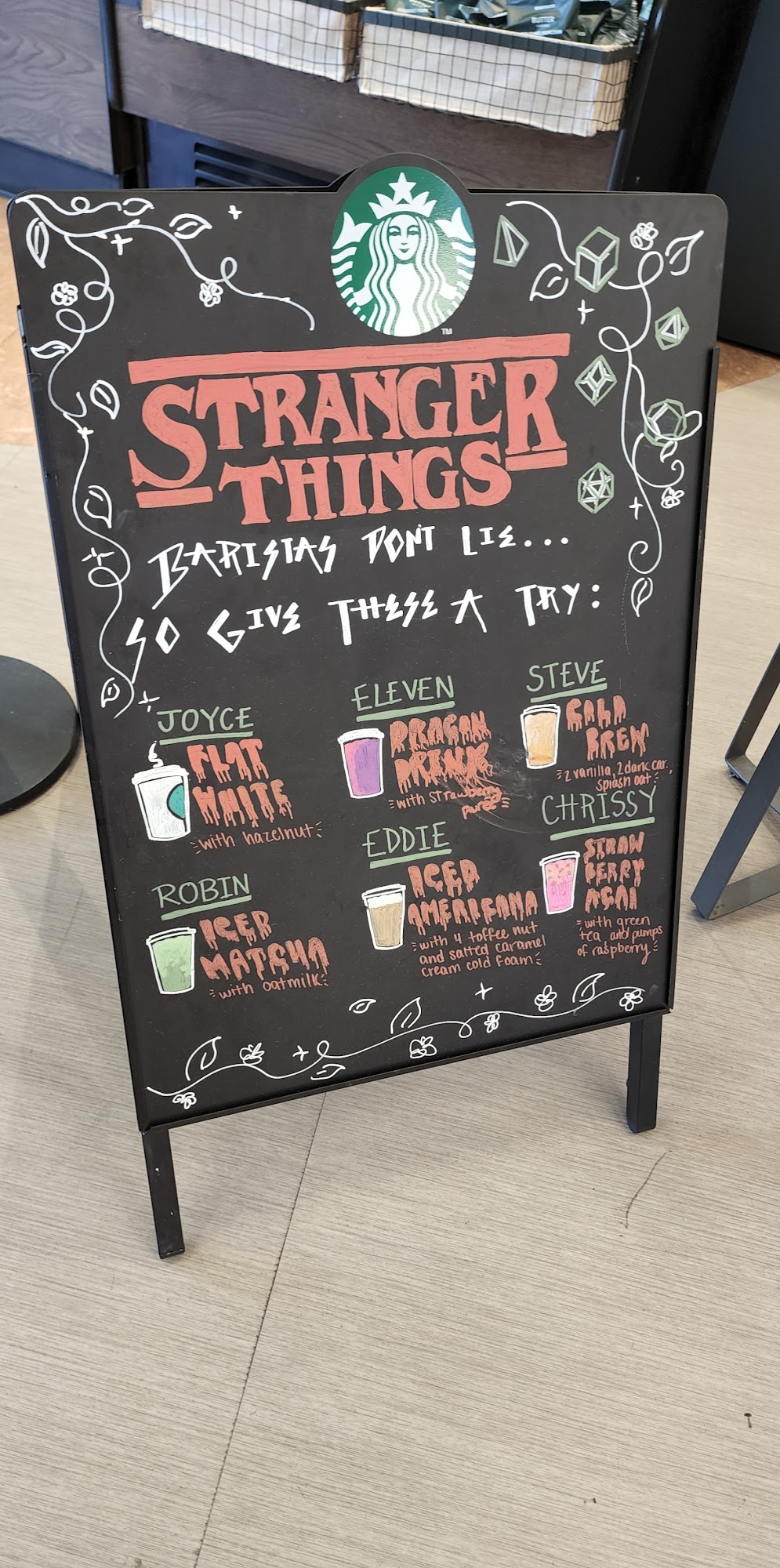 Starbucks Menu