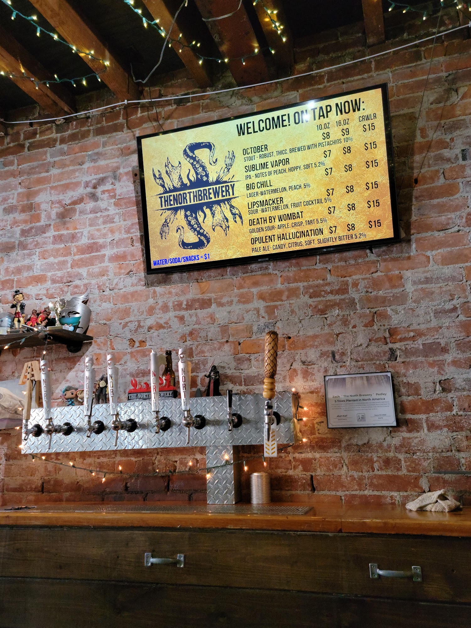 The North Brewery Menu