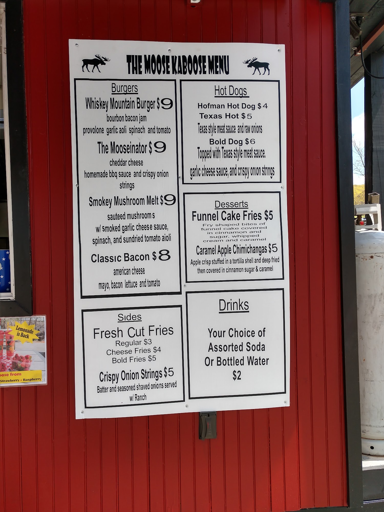 Hoosick Farmers Market Menu