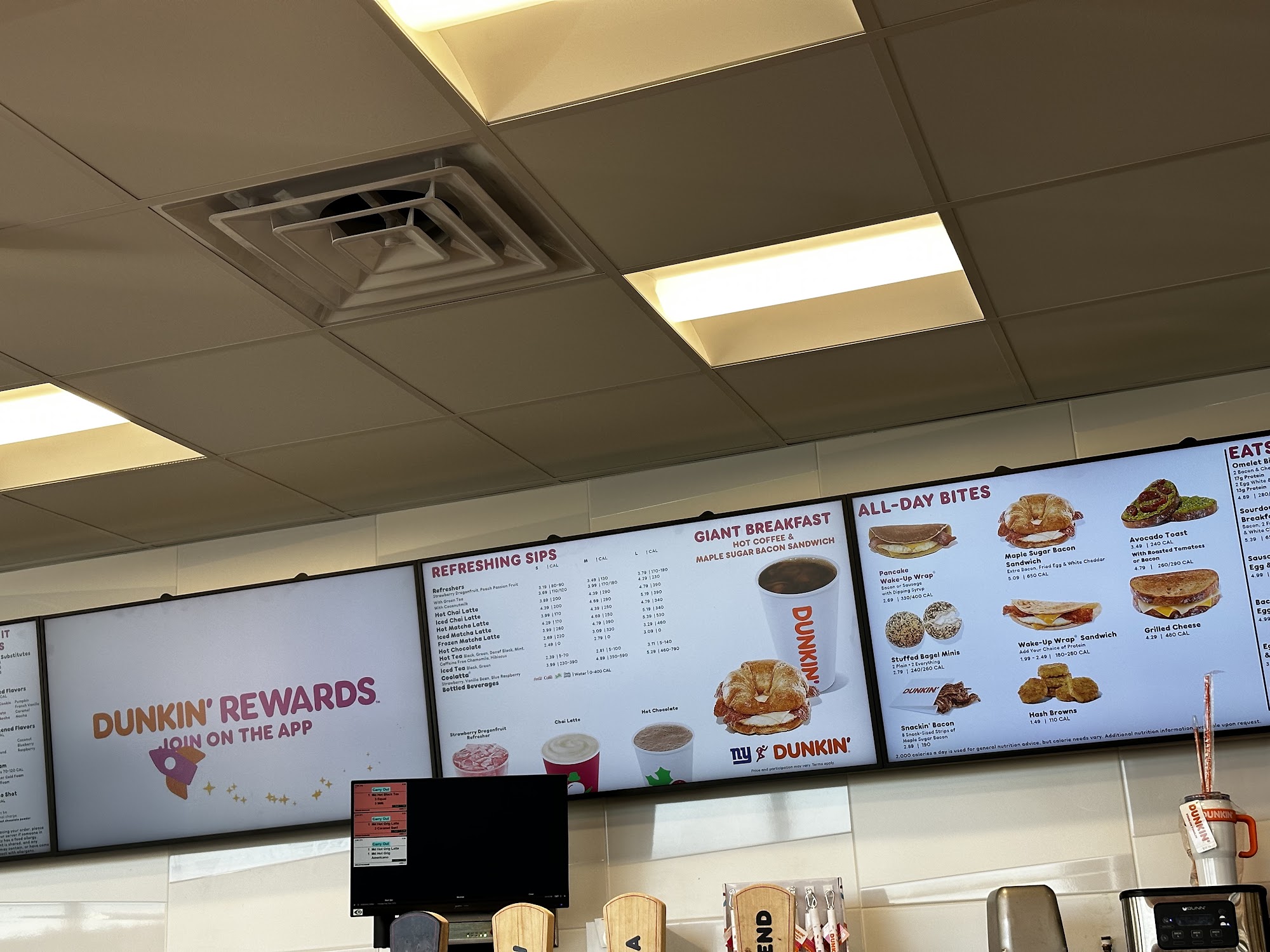 Dunkin' Menu