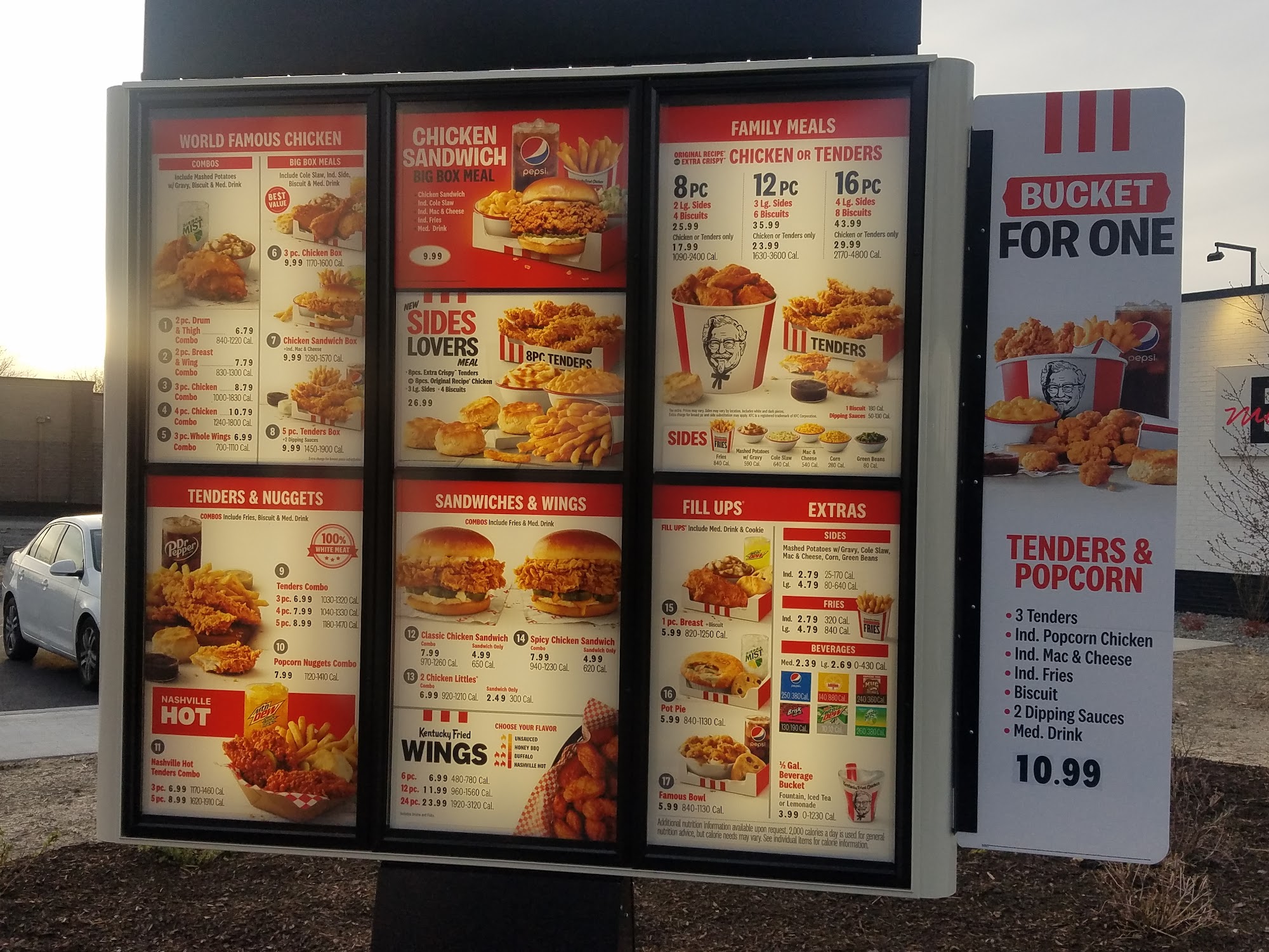 KFC Menu