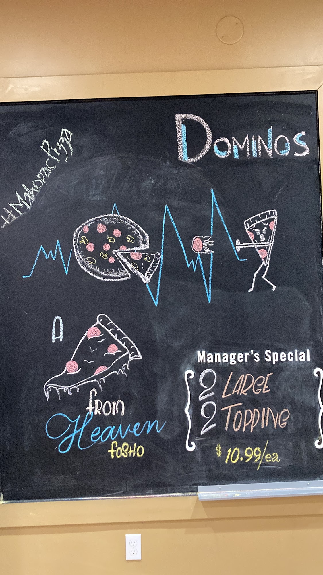 Domino's Pizza Menu