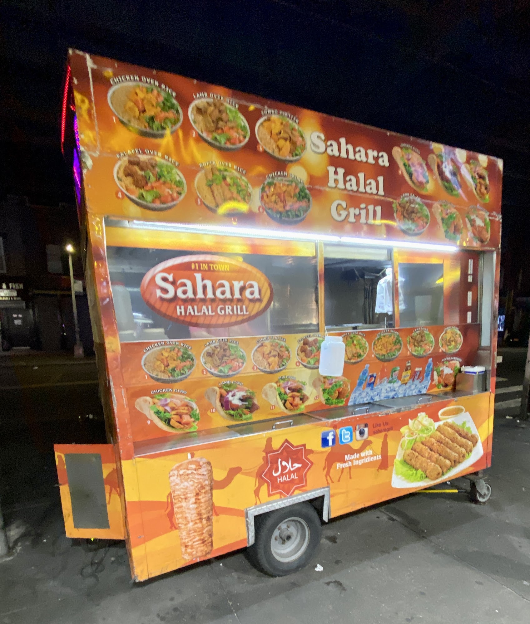 Sahara Grill (Halal Food) Menu