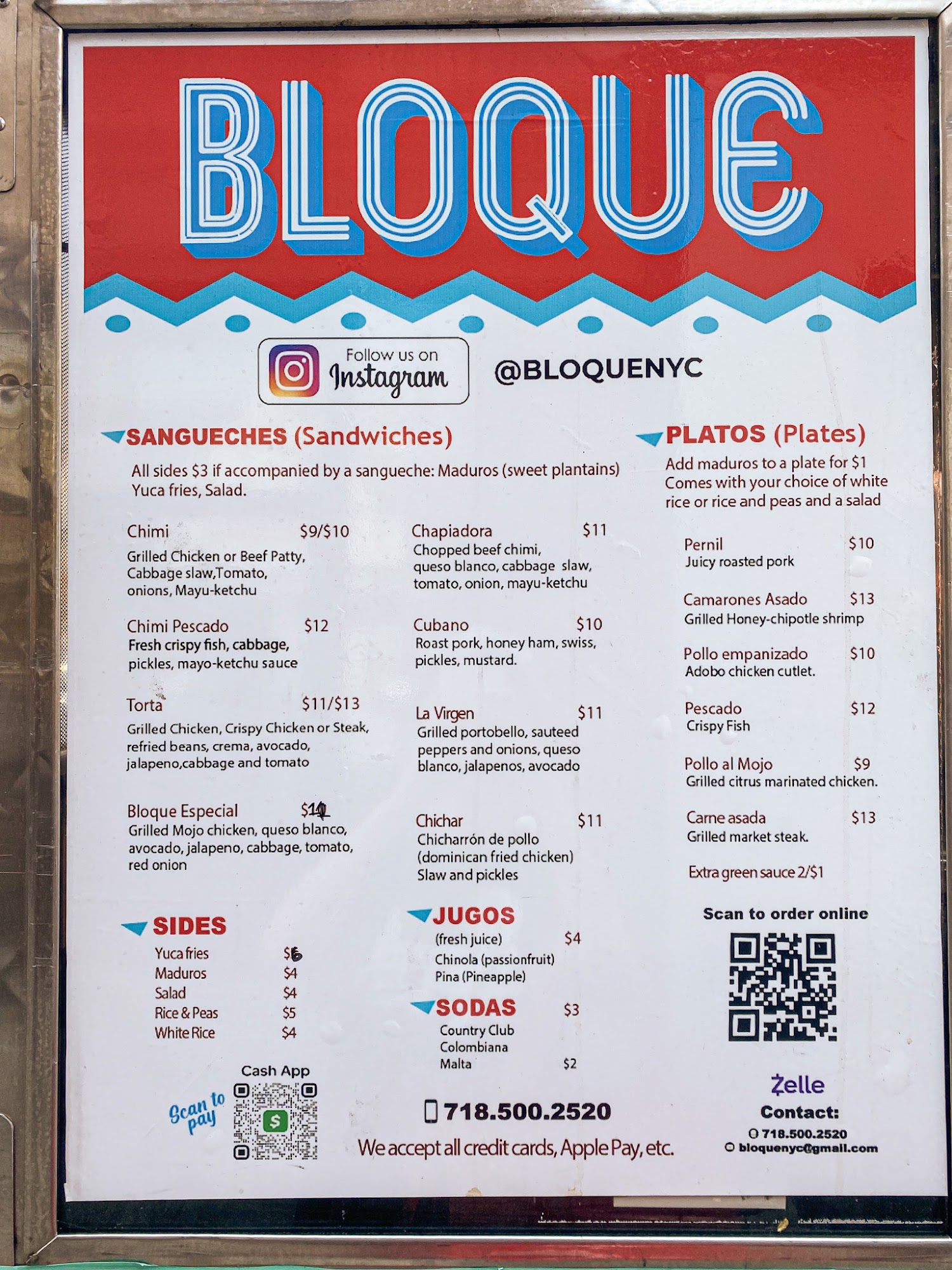 BLOQUE Menu