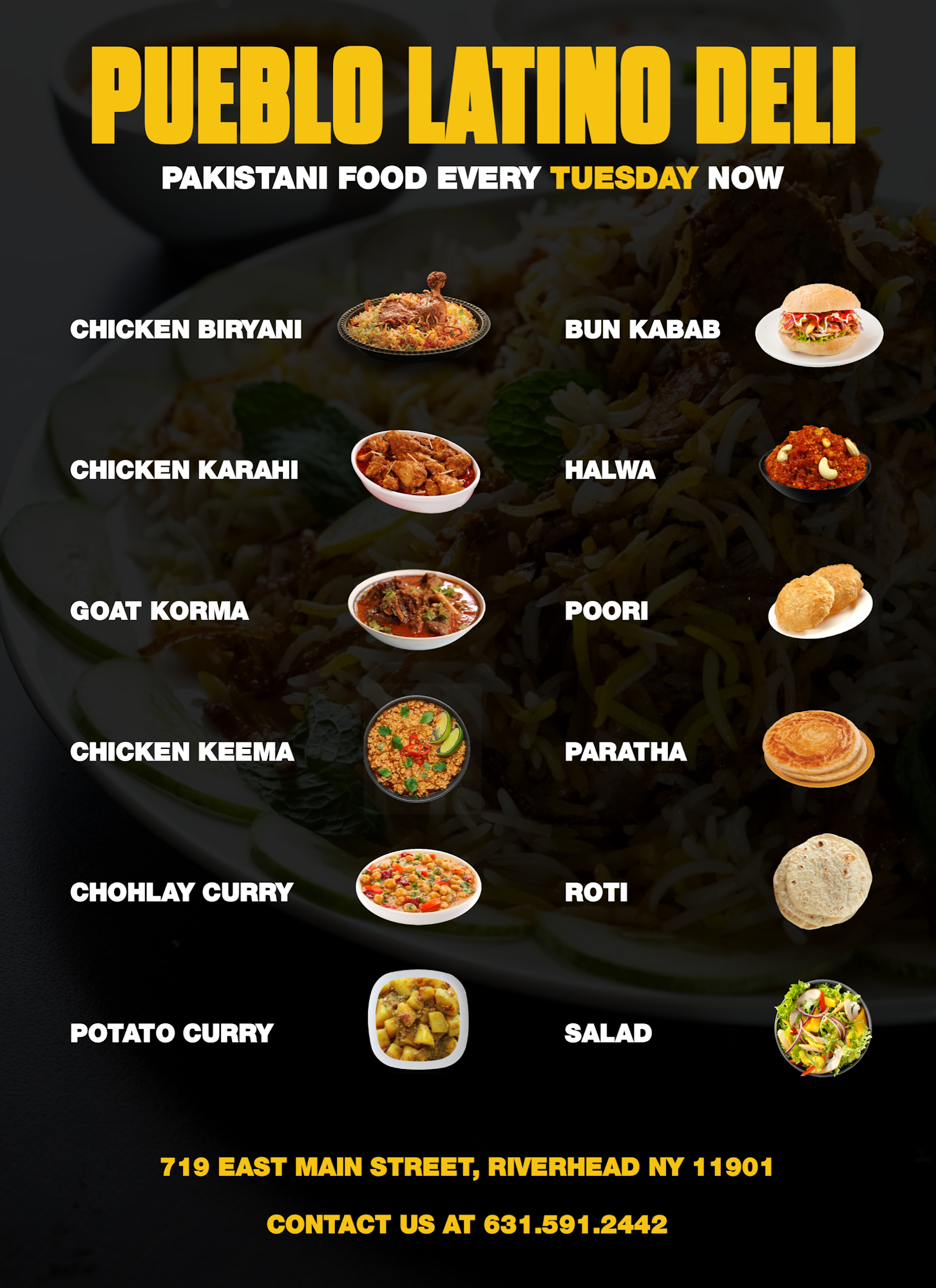 Pueblo Latino Deli Menu