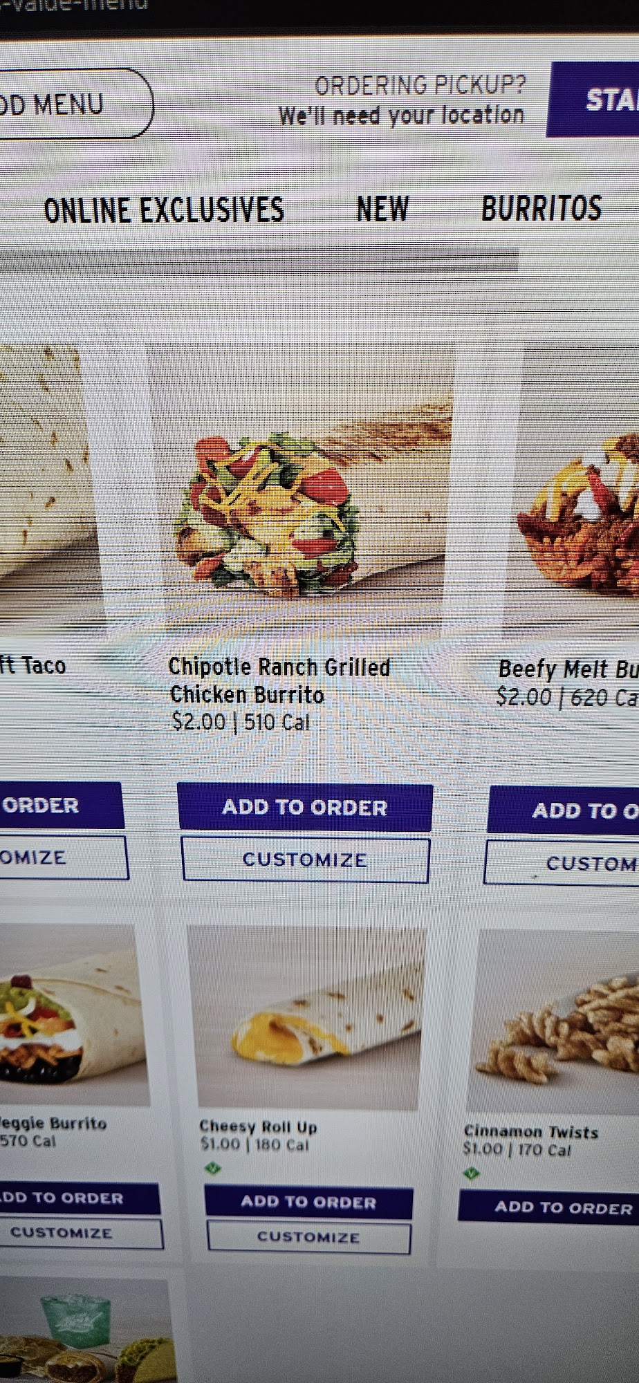 Taco Bell Menu