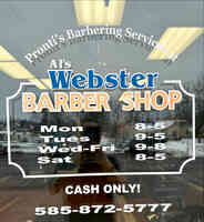 Pronti’s Barbering Services at Al's Webster Barber Shop