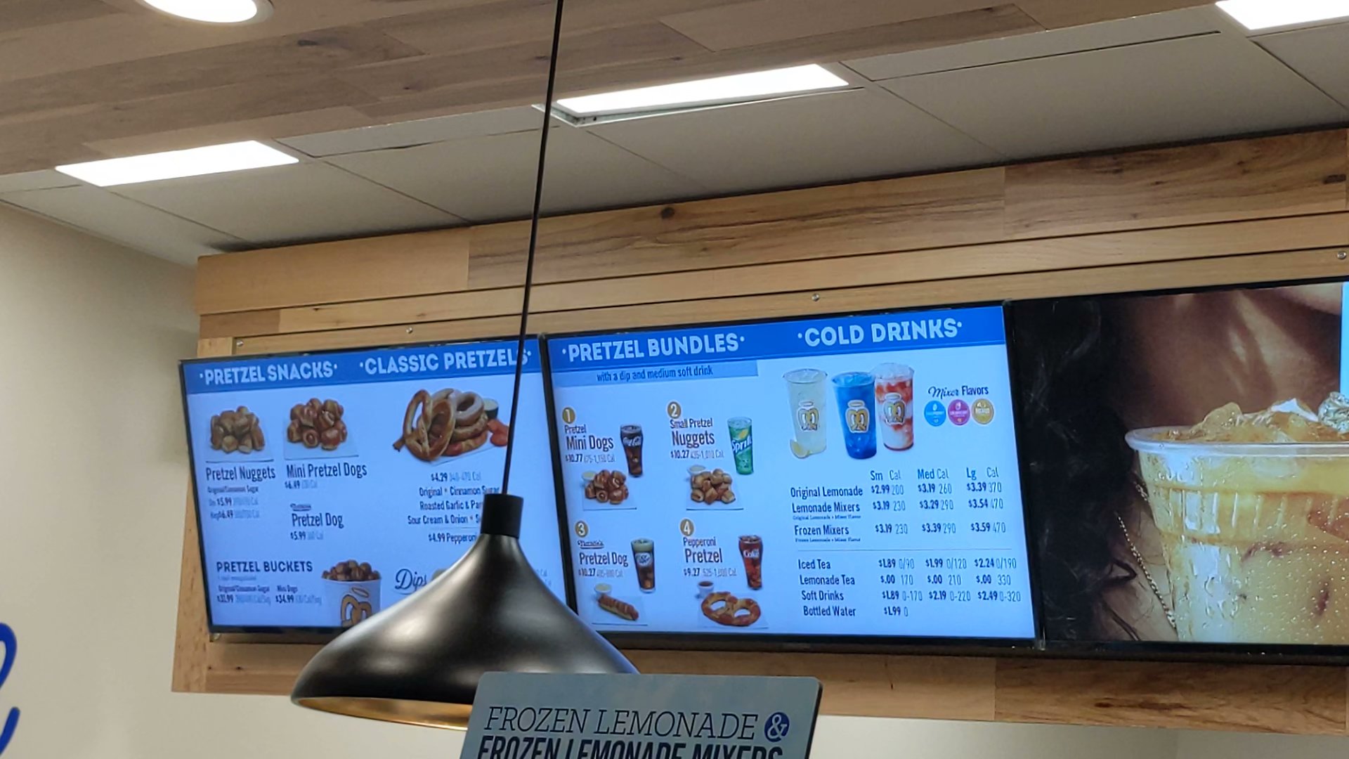 Auntie Anne's Menu