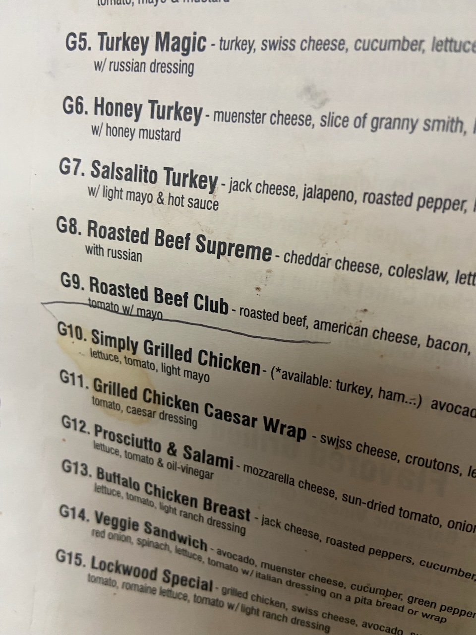 99 New York Deli & Grocery Menu