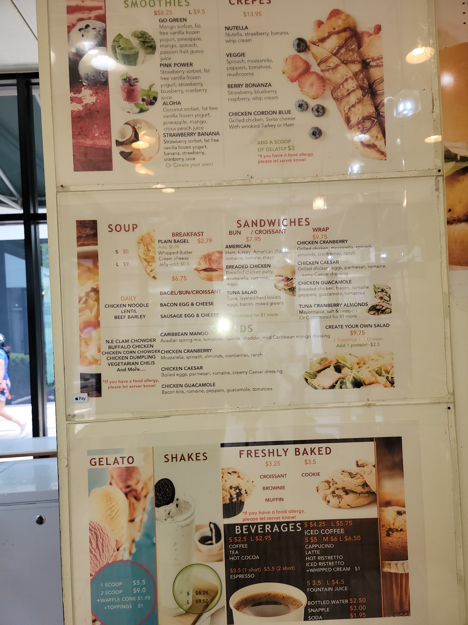 Green cube cafe Menu