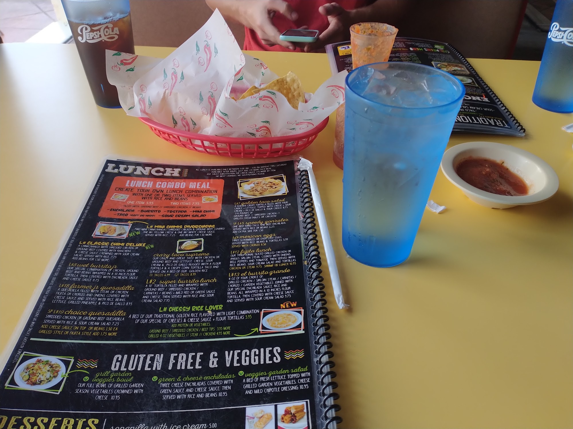 Margaritas Mexican Restaurant Menu