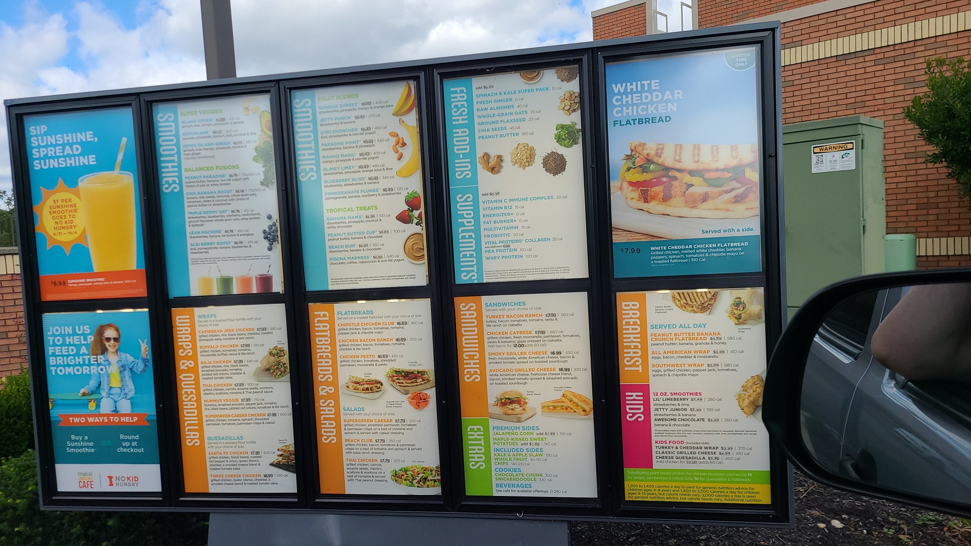 Tropical Smoothie Cafe Menu