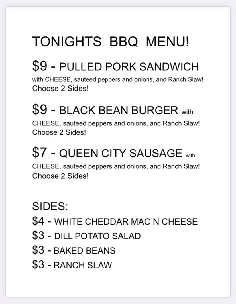 Mixwells Northside Menu