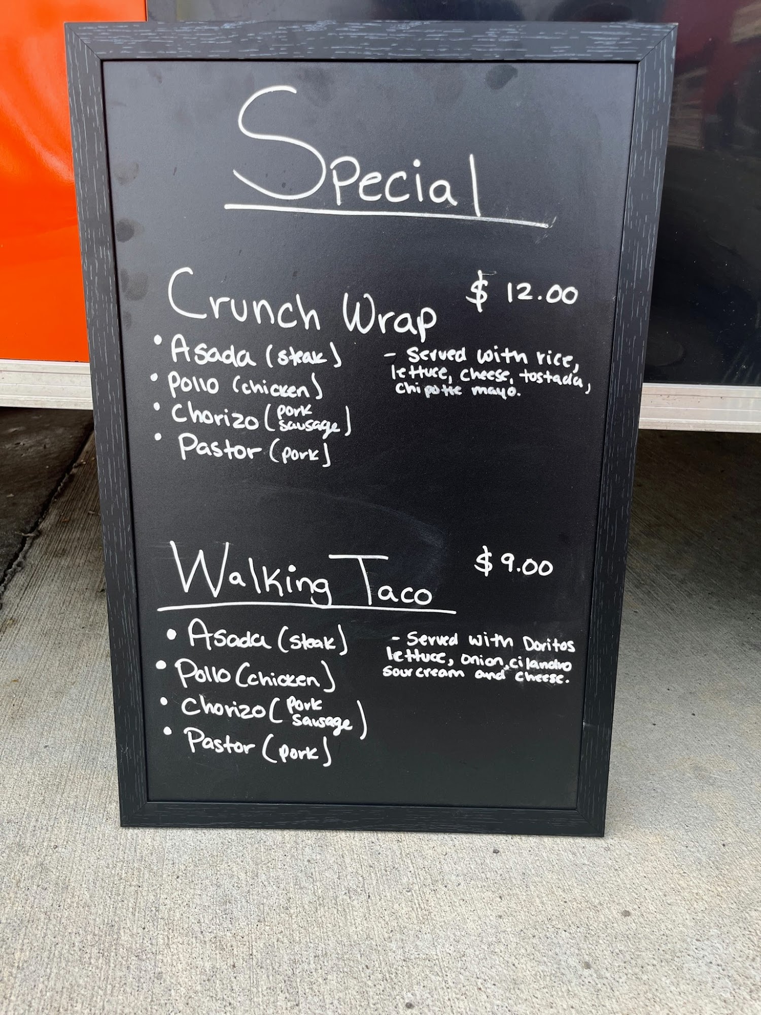 Dos Amigos Mexican Taqueria Menu