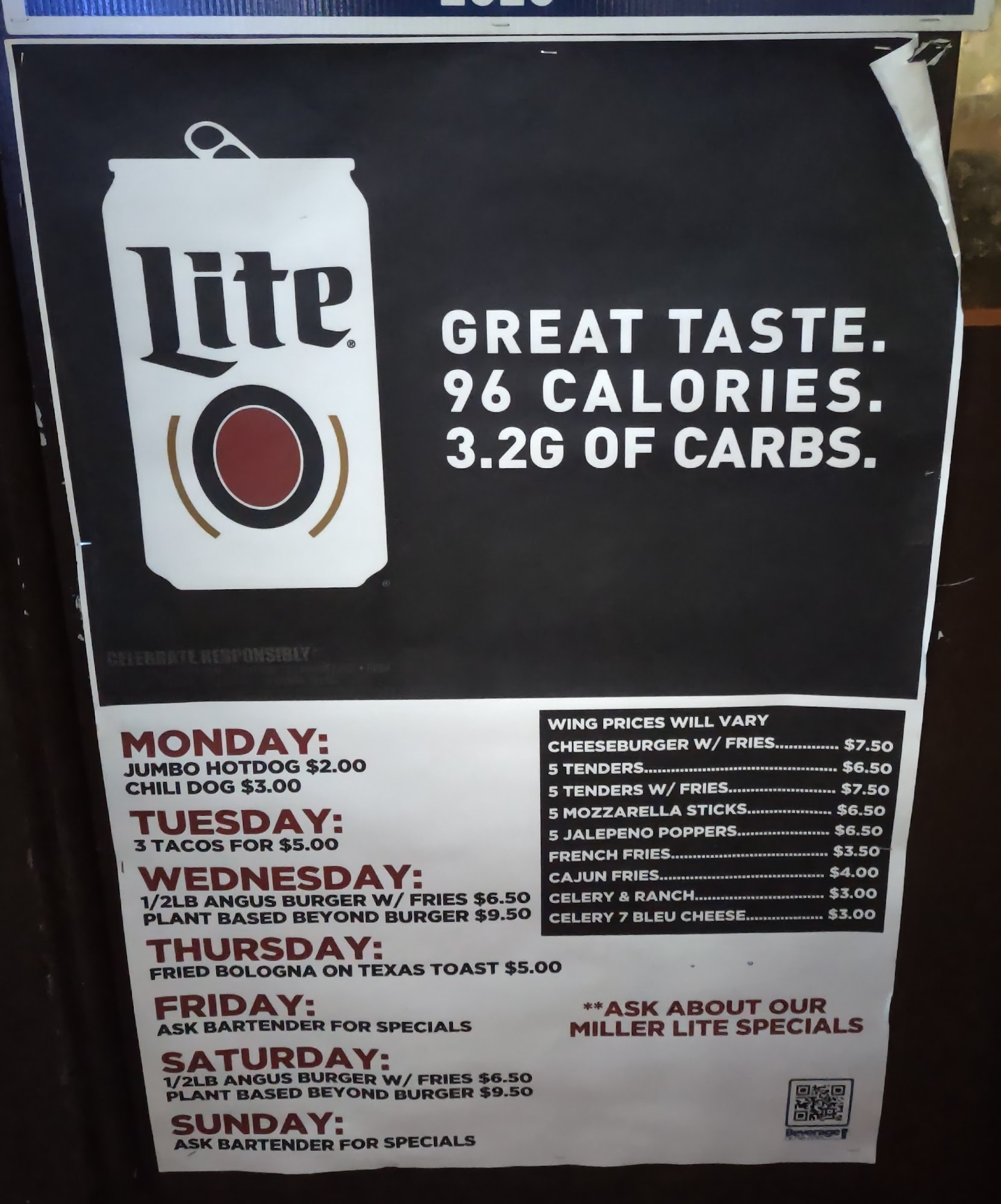 Danny Mac's Irish Pub Menu