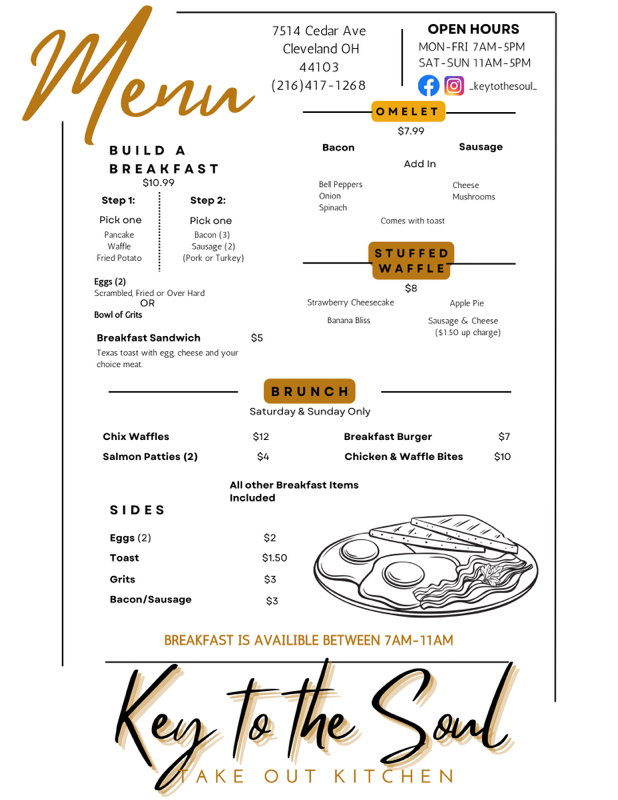 Key To The Soul Menu