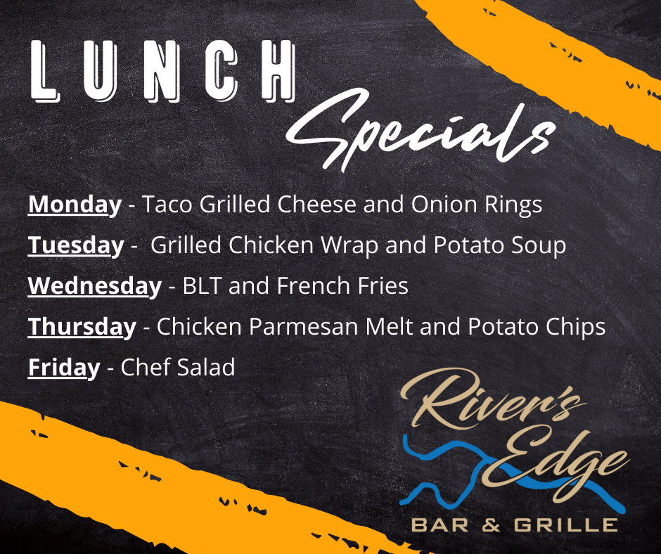 River's Edge Bar & Grille Menu