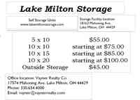 Lake Milton Storage