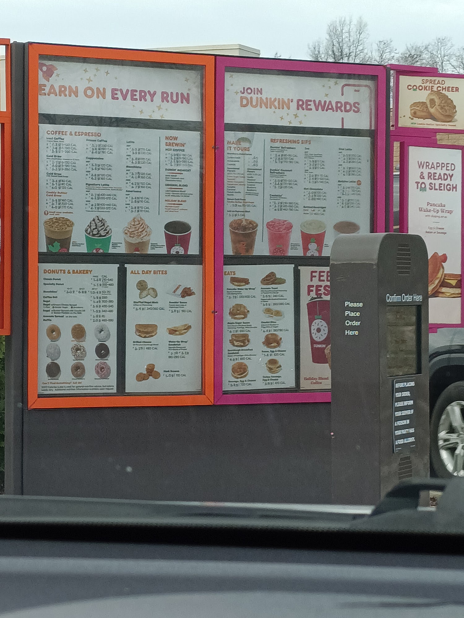 Dunkin' Menu