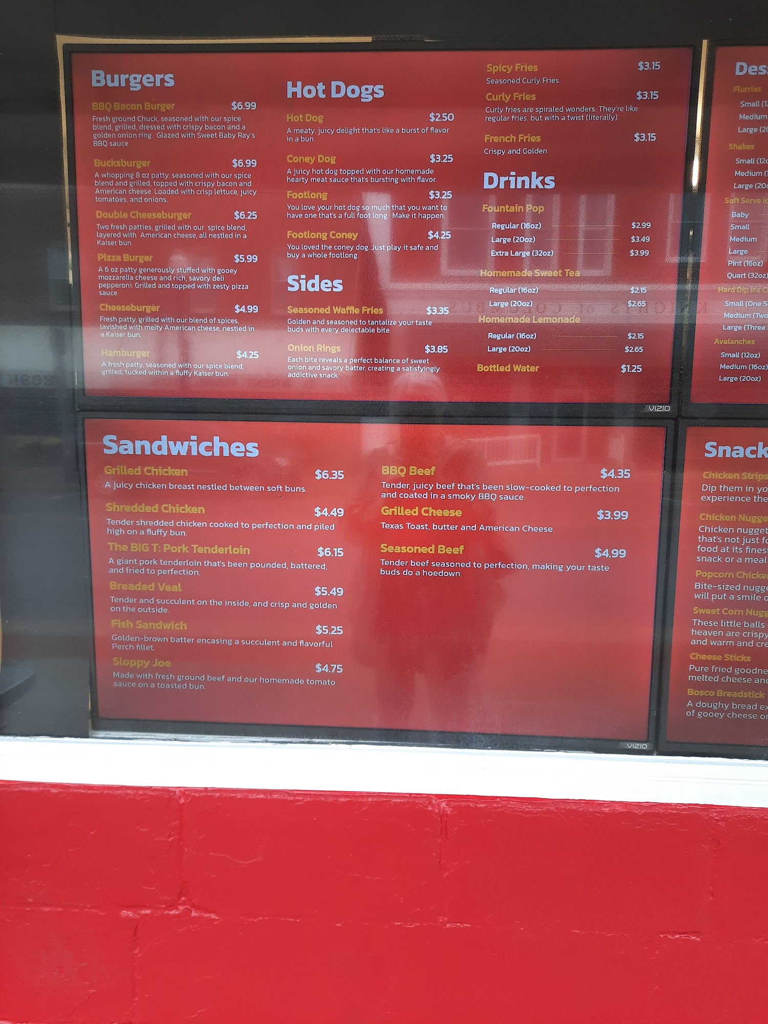 Dutchtown DariBar Menu