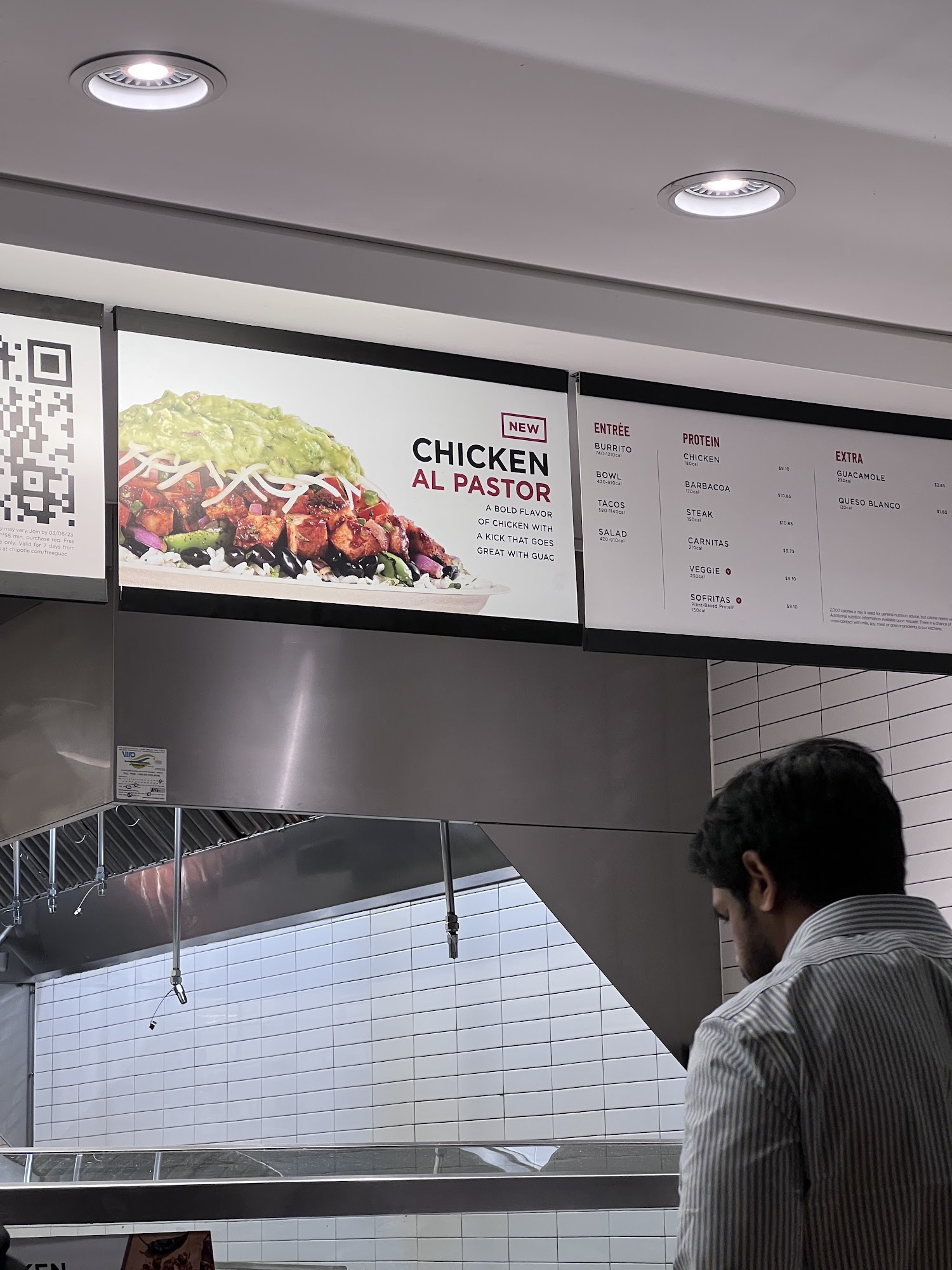 Chipotle Mexican Grill Menu